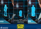 Hot Toys Star Wars The Clone Wars General Anakin Skywalker and STAP 1/6 Scale 12" Collectible Figure Set