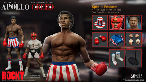 Star Ace Rocky Apollo Creed (Deluxe Version) 1/6 Scale 12