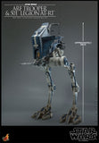 Hot Toys Star Wars:  The Clone Wars ARF Trooper and 501st Legion AT-RT 1/6 Scale Collectible Figure Set