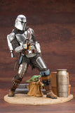 Kotobukiya Star Wars The Mandalorian ArtFX Mandalorian & The Child Statue