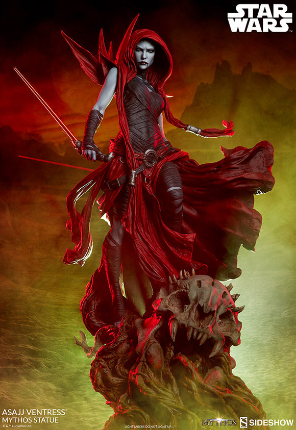 Sideshow Star Wars Asajj Ventress Mythos Statue