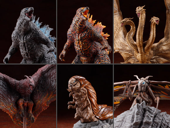 Kotobukiya Godzilla King of the Monsters Hyper Modeling Series Box of 6 Figures