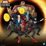 Hasbro Marvel Legends Spider-Man 3 6-Inch Action Figure Wave 13 Set of 7 Figures Spider-Man (Intergrated Suit), Spider-Man (Black and Gold), Miles Morales, Doctor Strange, J. Jonah Jameson, Morlun & Shriek (Marvel's Armadillo BAF)