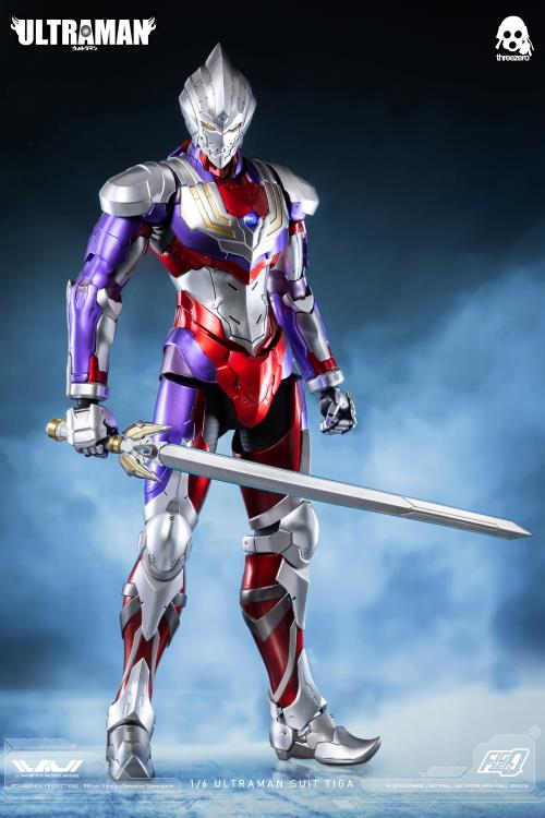 Threezero Ultraman Suit Another Universe FigZero Ultraman Suit Tiga 1/6 Scale Collectible Figure