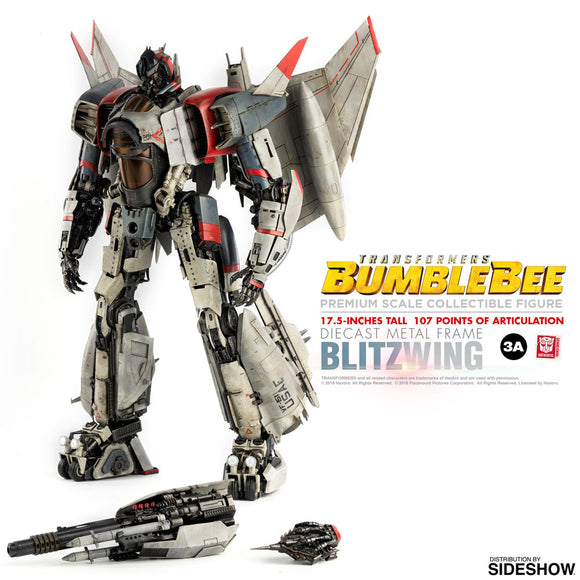 ThreeA Transformers Bumblebee (2018) Blitzwing Premium Scale Die-Cast Metal Collectible Figure