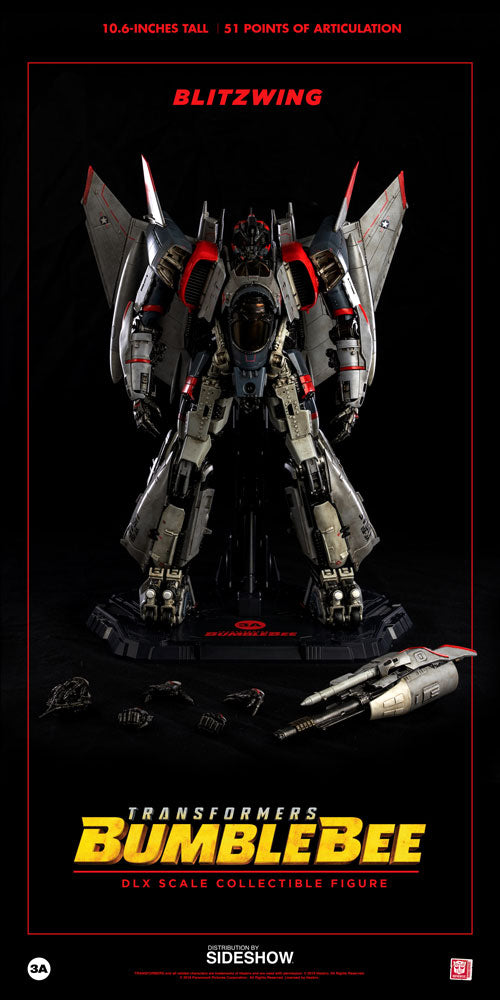 ThreeA Toys Transformers Blitzwing DLX Collectible Figure