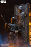 Sideshow Star Wars Boba Fett and Han Solo in Carbonite Premium Format Figure Statue