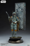 Sideshow Star Wars Boba Fett and Han Solo in Carbonite Premium Format Figure Statue