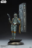 Sideshow Star Wars Boba Fett and Han Solo in Carbonite Premium Format Figure Statue