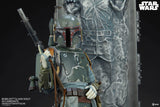 Sideshow Star Wars Boba Fett and Han Solo in Carbonite Premium Format Figure Statue