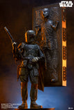 Sideshow Star Wars Boba Fett and Han Solo in Carbonite Premium Format Figure Statue