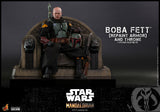 Hot Toys Star Wars The Mandalorian - Television Masterpiece Series Boba Fett (Repaint Armor) and The Throne 1/6 Scale 12" Collectible Figure Set