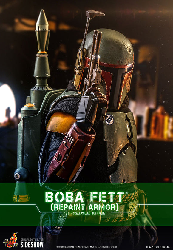Hot Toys Star Wars The Mandalorian - Television Masterpiece Series Boba Fett (Repaint Armor) 1/6 Scale 12