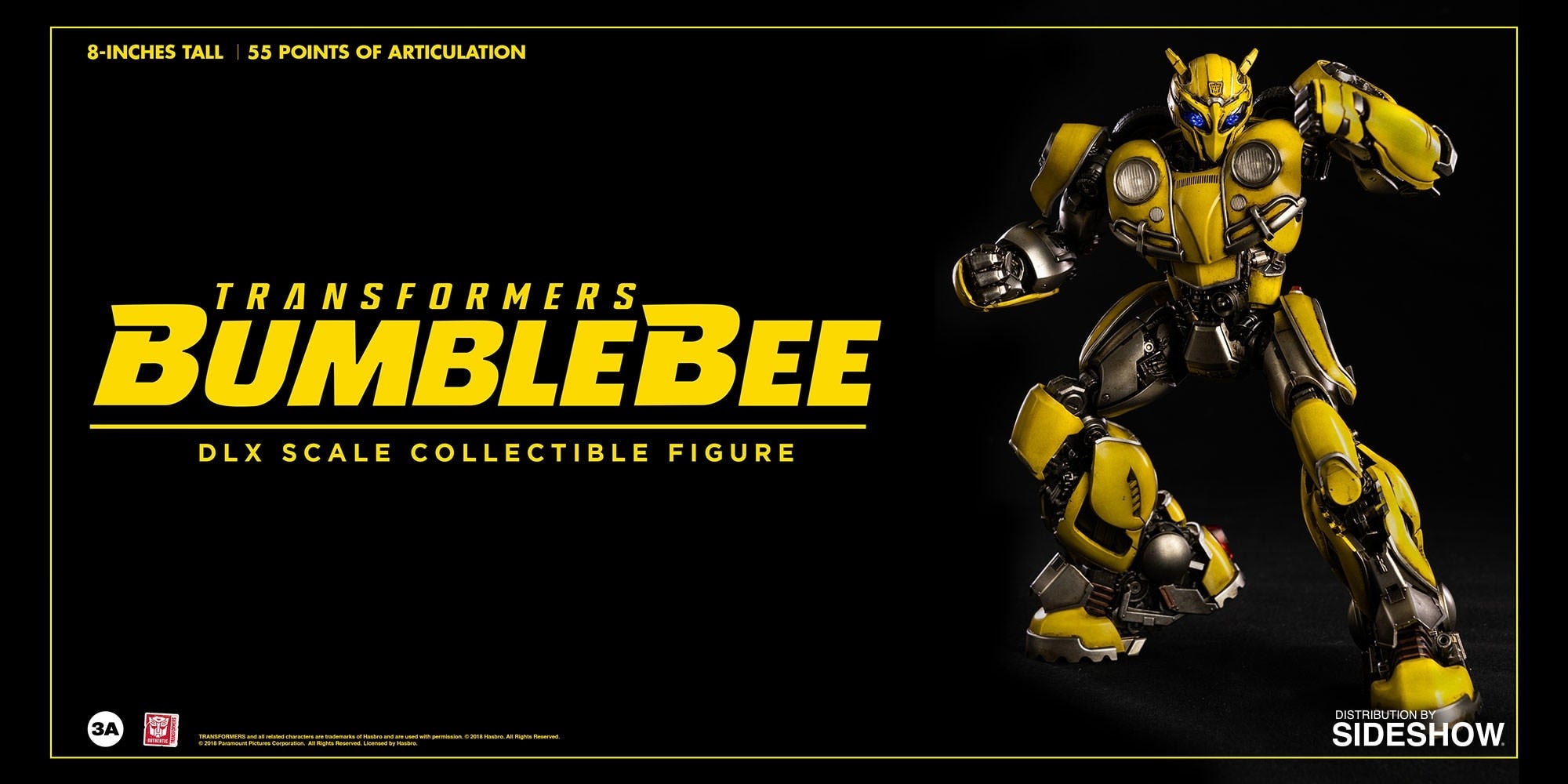 Threezero Toys Transformers Bumblebee DLX Collectible Figure
