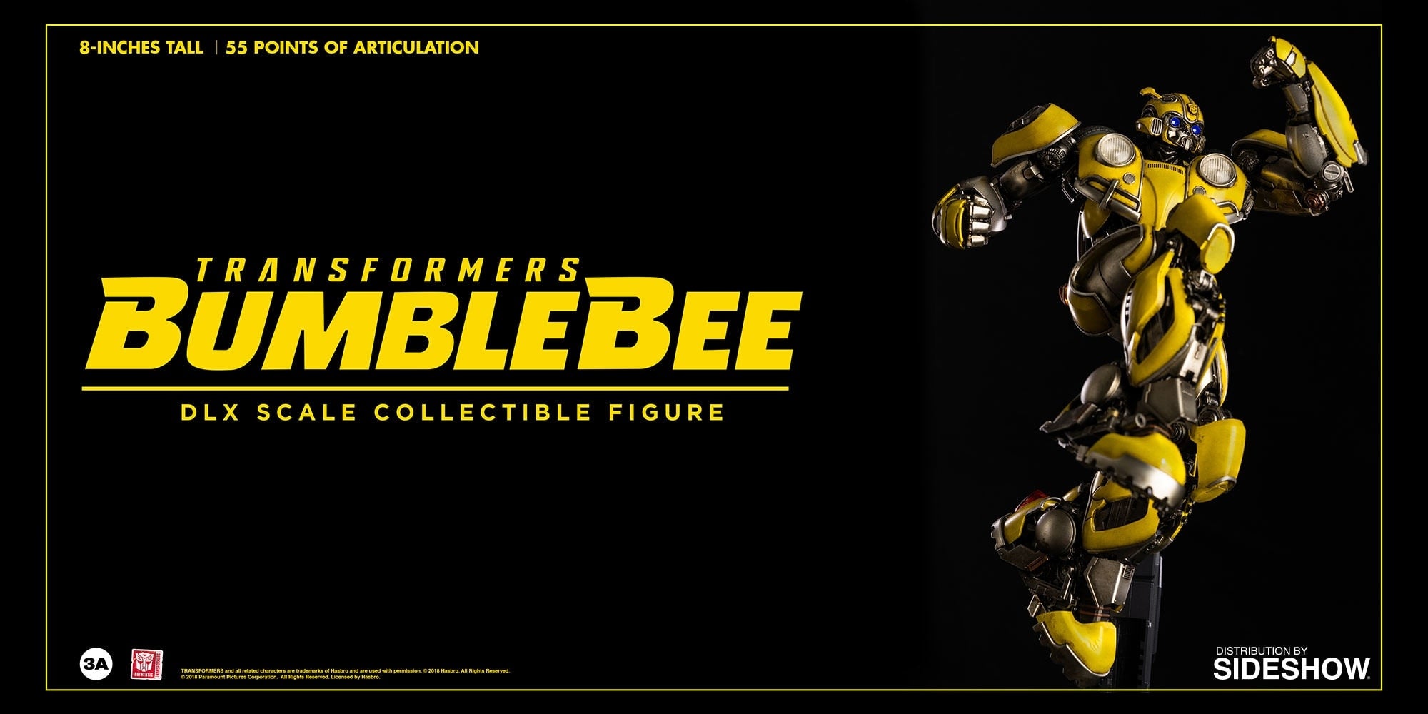 Threezero Toys Transformers Bumblebee DLX Collectible Figure