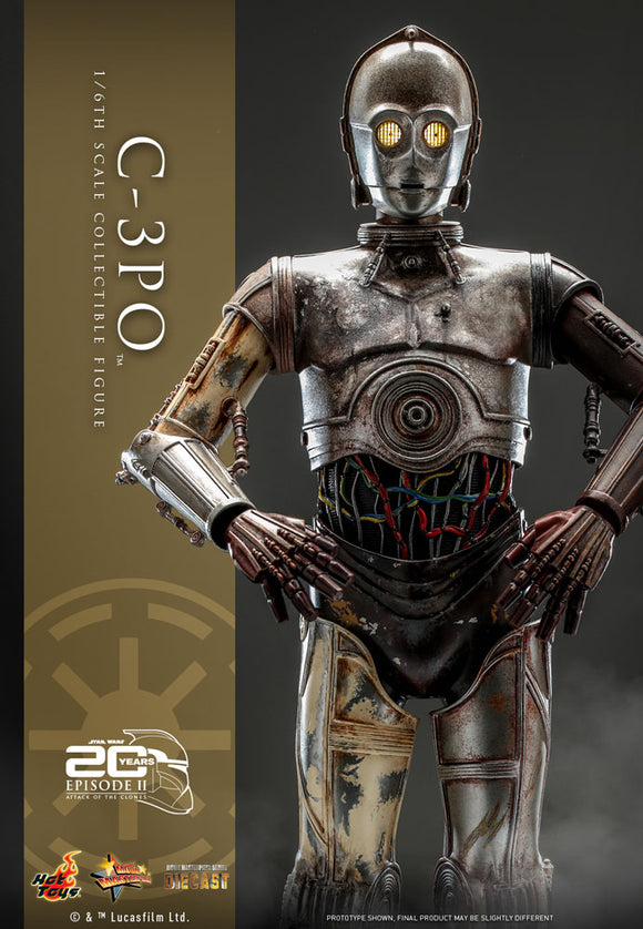Hot Toys Star Wars Episode II Attack of the Clones C-3PO 1/6 Scale 12