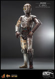 Hot Toys Star Wars Episode II Attack of the Clones C-3PO 1/6 Scale 12" Collectible Figure