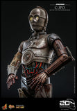 Hot Toys Star Wars Episode II Attack of the Clones C-3PO 1/6 Scale 12" Collectible Figure