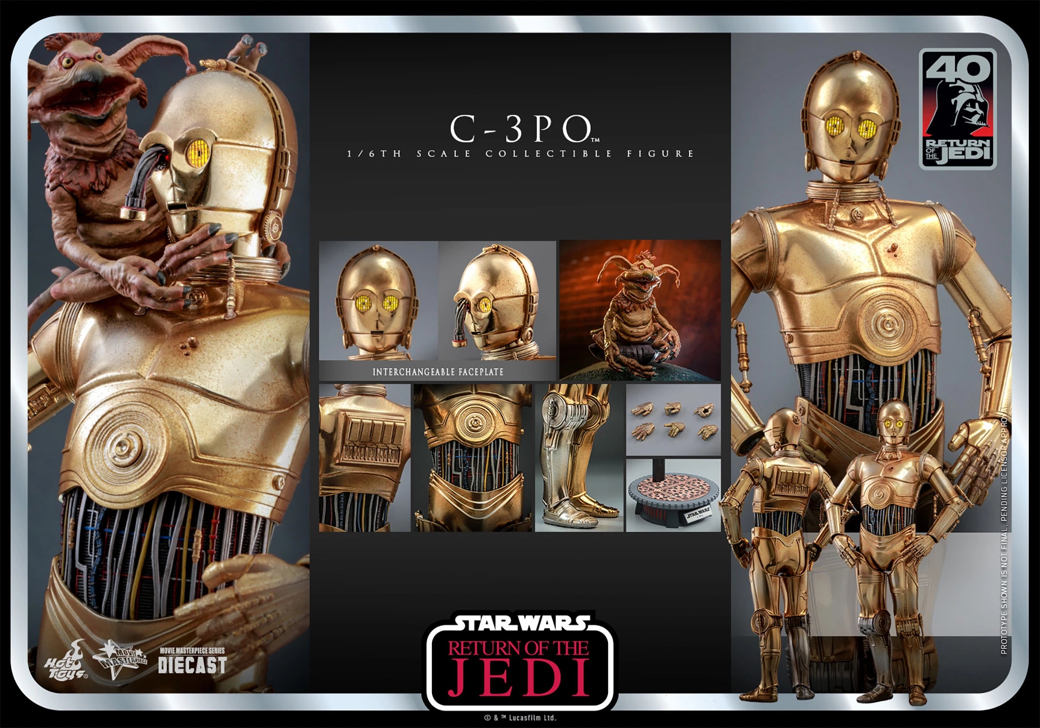 Hot Toys Star Wars (Return of the Jedi 40th Anniversary Collection
