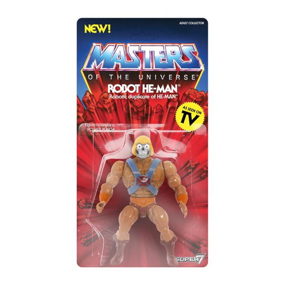 Super7 Masters of the Universe Vintage Wave 2 Collction Robot He-Man Action Figure