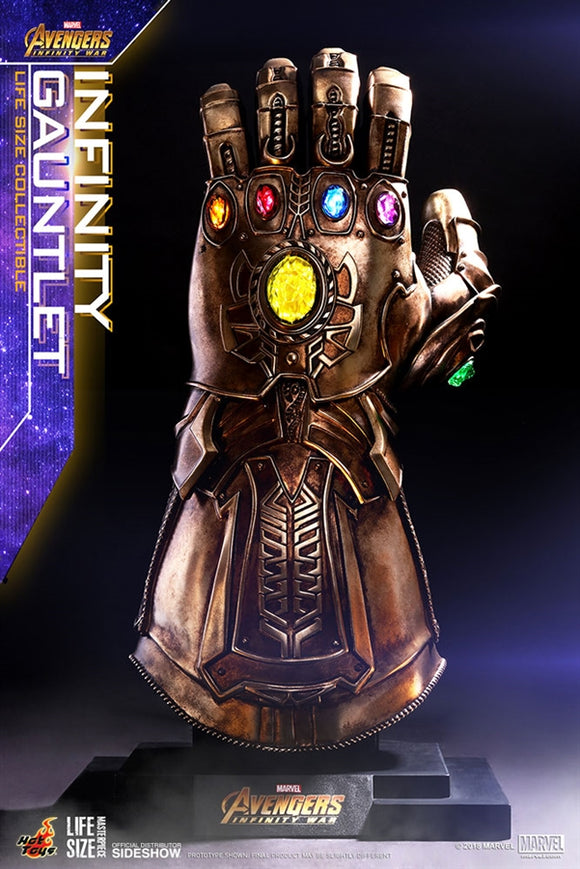 Hot Toys Marvel Avengers Infinity War Thano Infinity Gauntlet Full Size Movie Prop Replica