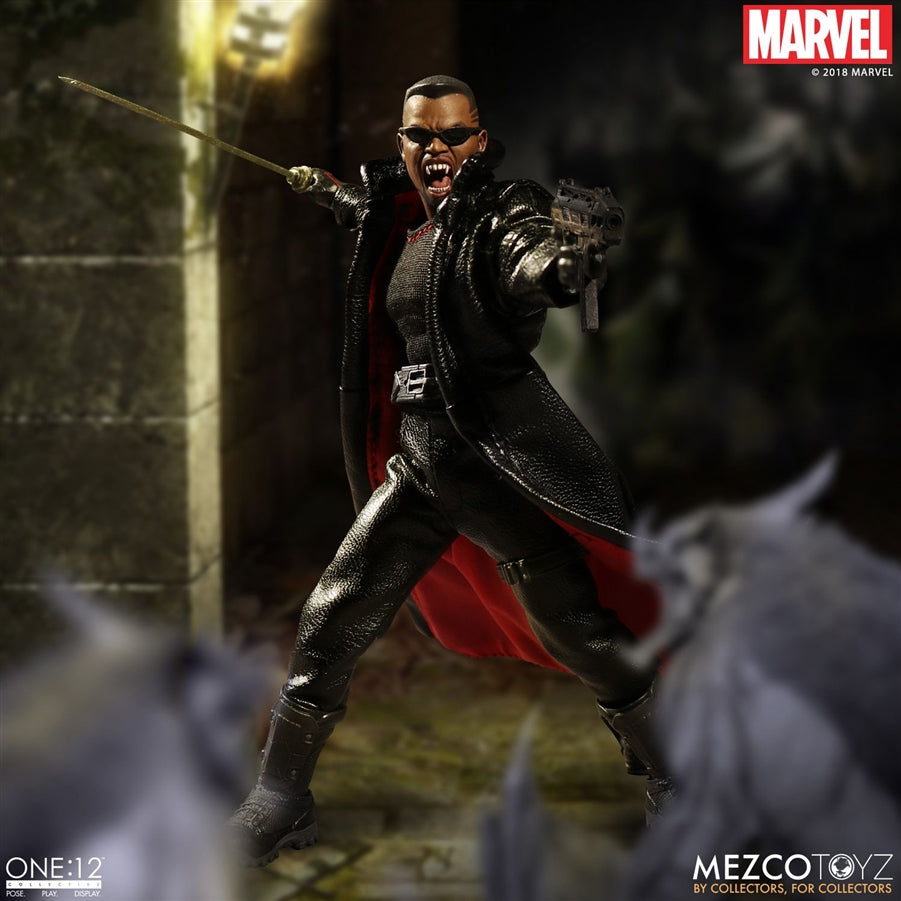 Mezco Toyz One:12 Collective Marvel Comics Blade 1/12 Scale 6