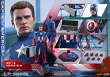 Hot Toys Marvel Comics Avengers Endgame Captain America (2012 Version) 1/6 Scale Collectible Figure