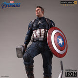 Iron Studios Marvel Avengers: Endgame Captain America (Deluxe) 1/4 Scale Legacy Replica Statue