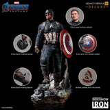 Iron Studios Marvel Avengers: Endgame Captain America (Deluxe) 1/4 Scale Legacy Replica Statue