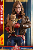Hot Toys Marvel Comics Captain Marvel Deluxe Verion 1/6 Scale Collectible Figure