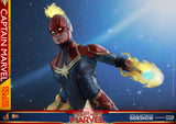 Hot Toys Marvel Comics Captain Marvel Deluxe Verion 1/6 Scale Collectible Figure