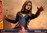 Hot Toys Marvel Comics Captain Marvel Deluxe Verion 1/6 Scale Collectible Figure