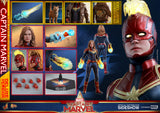 Hot Toys Marvel Comics Captain Marvel Deluxe Verion 1/6 Scale Collectible Figure