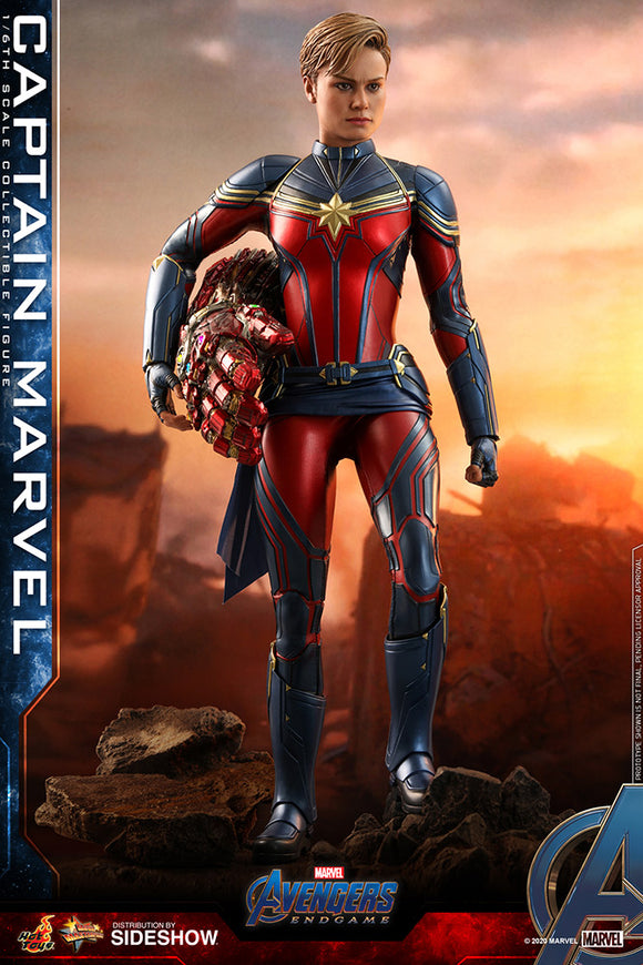 Hot Toys Marvel Comics Avengers Endgame Captain Marvel 1/6 Scale Collectible Figure