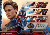 Hot Toys Marvel Comics Avengers Endgame Captain Marvel 1/6 Scale Collectible Figure