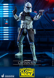 Hot Toys Star Wars The Clone Wars Captain Rex 1/6 Scale 12" Collectible Figure