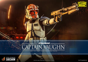 Hot Toys Star Wars The Clone Wars Captain Vaughn 1/6 Scale 12" Collectible Figure