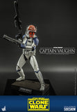 Hot Toys Star Wars The Clone Wars Captain Vaughn 1/6 Scale 12" Collectible Figure