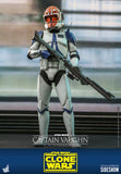 Hot Toys Star Wars The Clone Wars Captain Vaughn 1/6 Scale 12" Collectible Figure