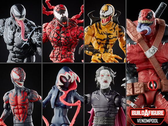 Hasbro Marvel Legends Venom Wave 2 Set of 6 Figures (Venompool BAF)