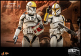 Hot Toys Star Wars Episode II Attack of the Clones Clone Pilot 1/6 Scale 12" Collectible Figure