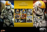 Hot Toys Star Wars Episode II Attack of the Clones Clone Pilot 1/6 Scale 12" Collectible Figure