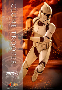 Hot Toys Star Wars Episode II Attack of the Clones Clone Trooper 1/6 Scale 12" Collectible Figure