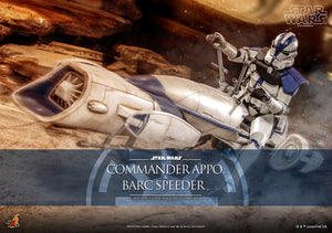 Hot Toys Star Wars: The Clone Wars Clone Commander Appo and BARC Speeder