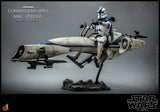 Hot Toys Star Wars: The Clone Wars Clone Commander Appo and BARC Speeder