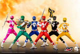 Threezero Mighty Morphin Power Rangers Core Rangers + Green Ranger Six Pack 1/6 Scalre 12" Collectible Figure Set