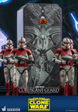 Hot Toys Star Wars The Clone Wars Coruscant Guard Clone Trooper 1/6 Scale 12" Collectible Figure