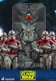 Hot Toys Star Wars The Clone Wars Coruscant Guard Clone Trooper 1/6 Scale 12" Collectible Figure