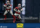 Hot Toys Star Wars The Clone Wars Coruscant Guard Clone Trooper 1/6 Scale 12" Collectible Figure
