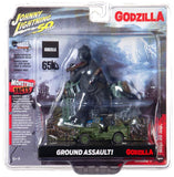 Johnny Lightning Godzilla Ground Assault With 1/64 Scale Willys MB Jeep